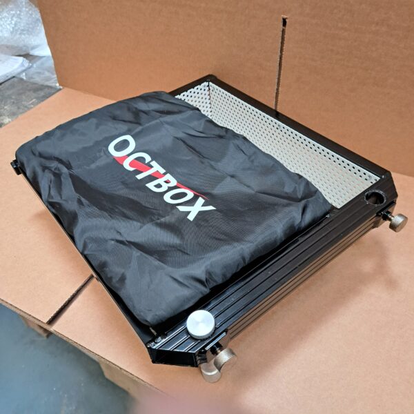 Octbox swivel and groundbait tray