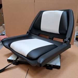 Rotating Seat with Folding Backrest